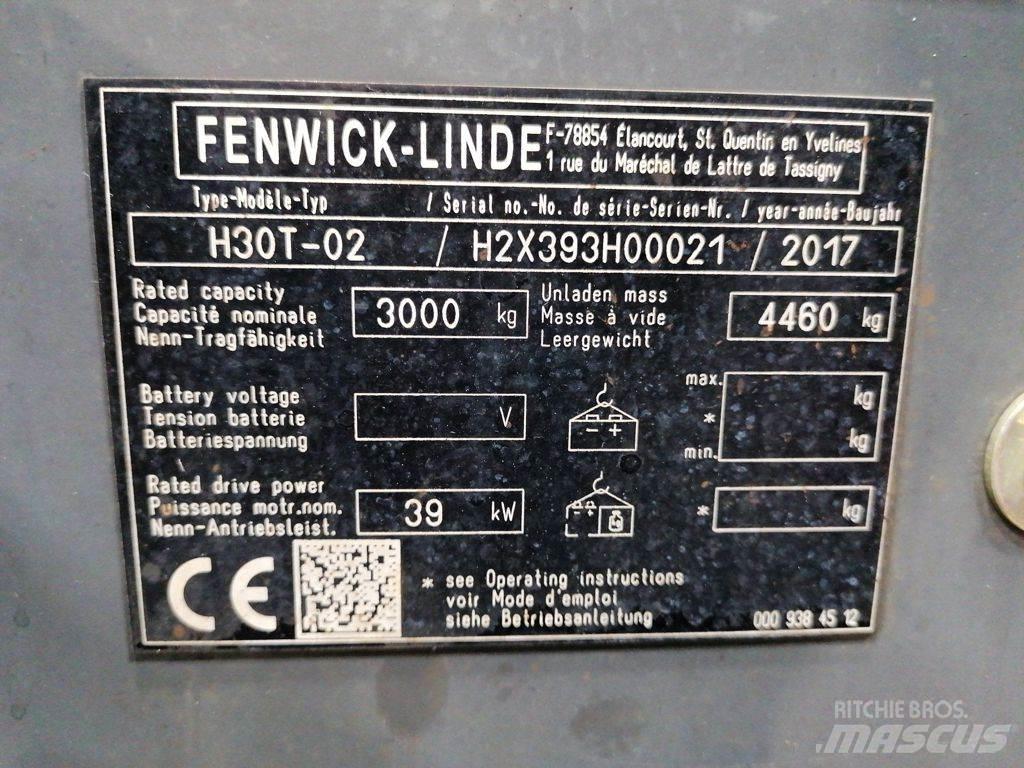 Linde H30T-02 Carretillas LPG