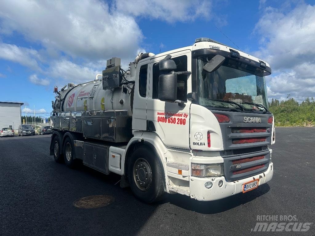 Scania P340 6x2*4 Camiones aspiradores/combi