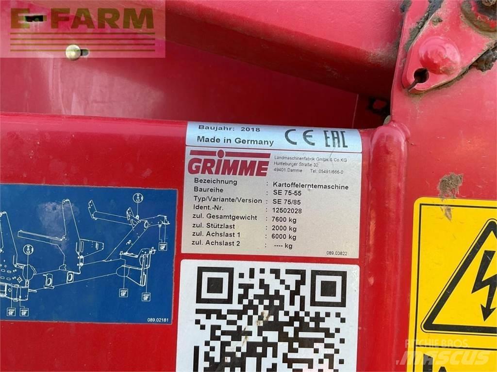 Grimme se 75-55 Cosechadoras y excavadoras para patata