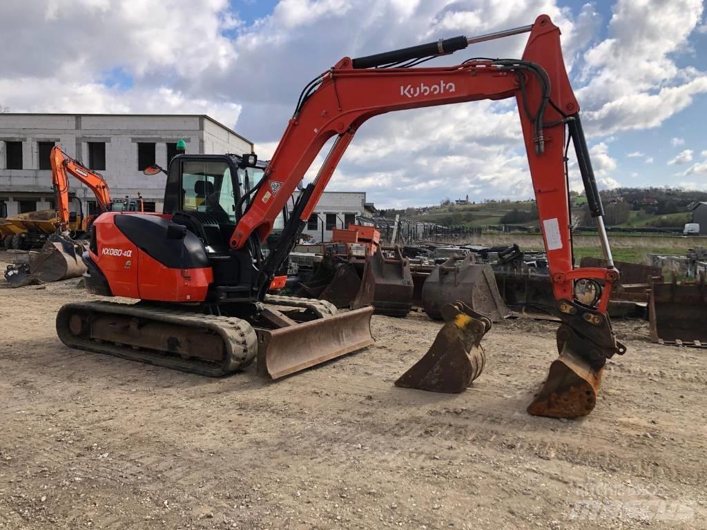 Kubota KX 080-4 Excavadoras de cadenas