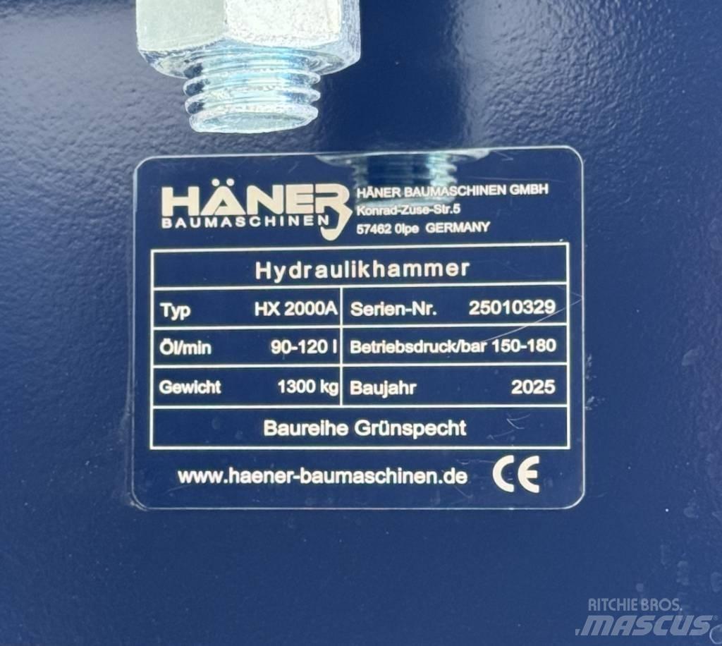  Haner HX 2000A Martillos hidráulicos