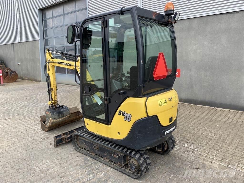 Yanmar SV18 Excavadoras de ruedas