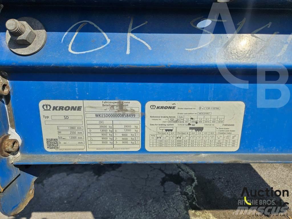 Krone SD Semirremolques con caja de lona