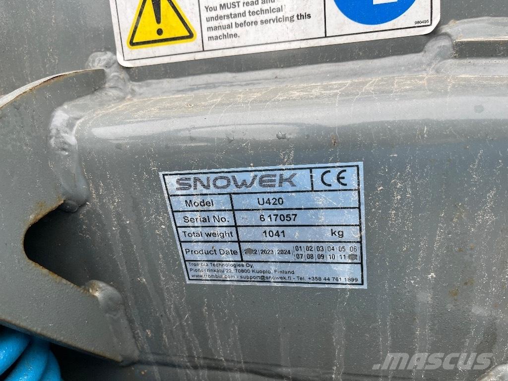 Snowek U420 Láminas y cuñas quitanieves