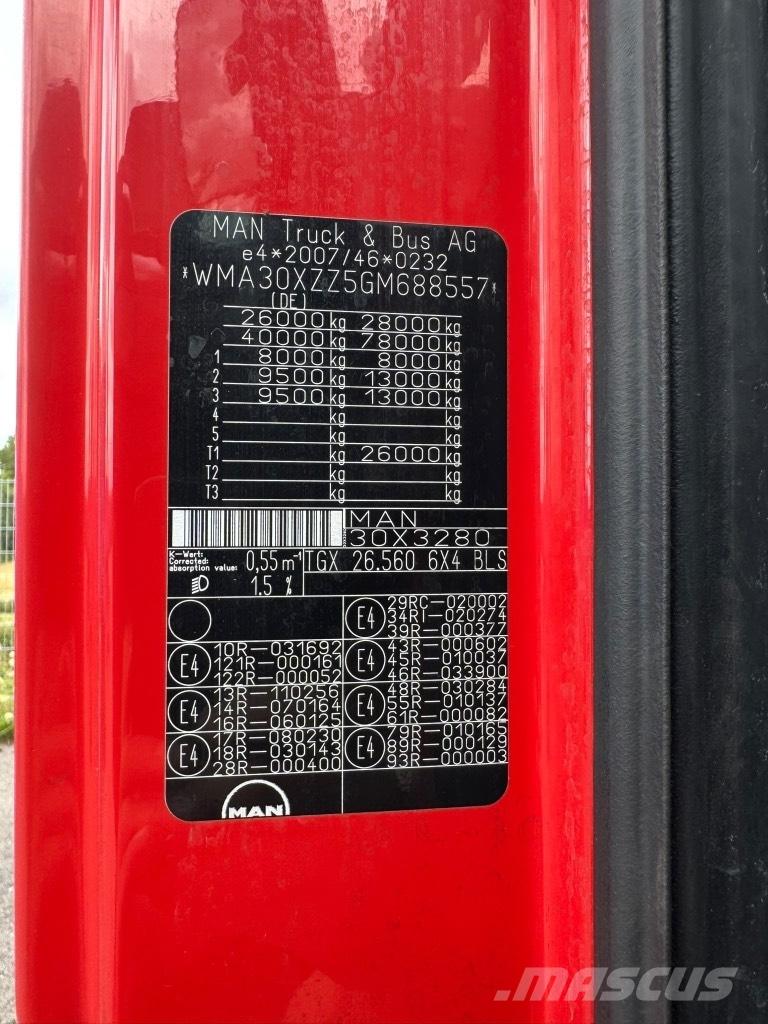 MAN TGX 26.560 6x4 Cabezas tractoras