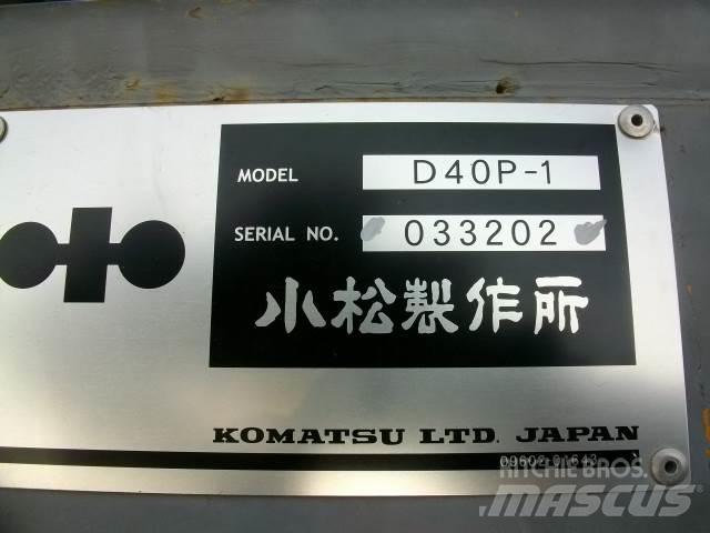 Komatsu D 40 P Buldozer sobre oruga