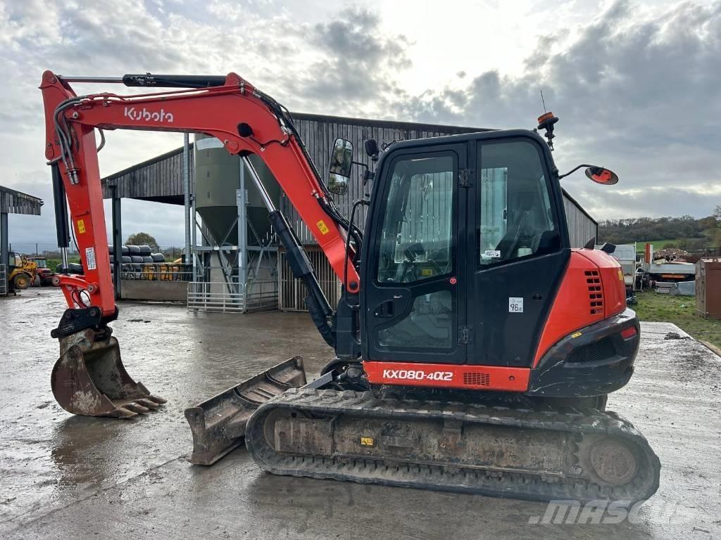 Kubota KX 080-4 Excavadoras 7t - 12t