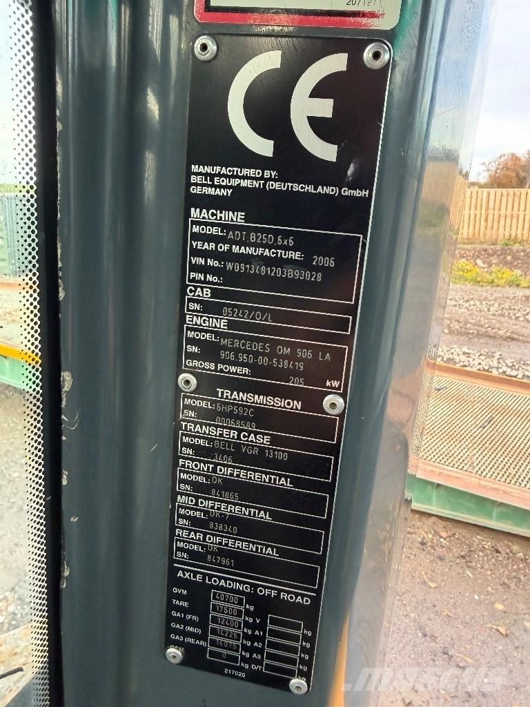 Bell B 25 D Dúmpers articulados