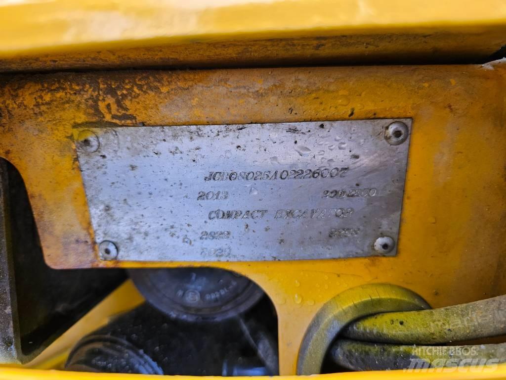 JCB 8025 ZTS Mini excavadoras < 7t