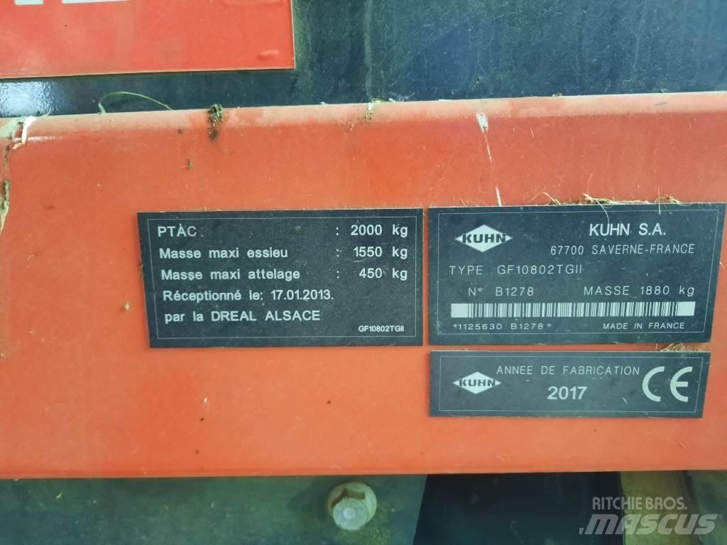 Kuhn Gf10802 tg2 Rastrillos y henificadores