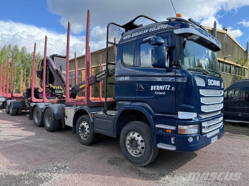 Scania R 580 Transporte de madera