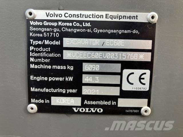 Volvo EC 60 E Excavadoras de cadenas
