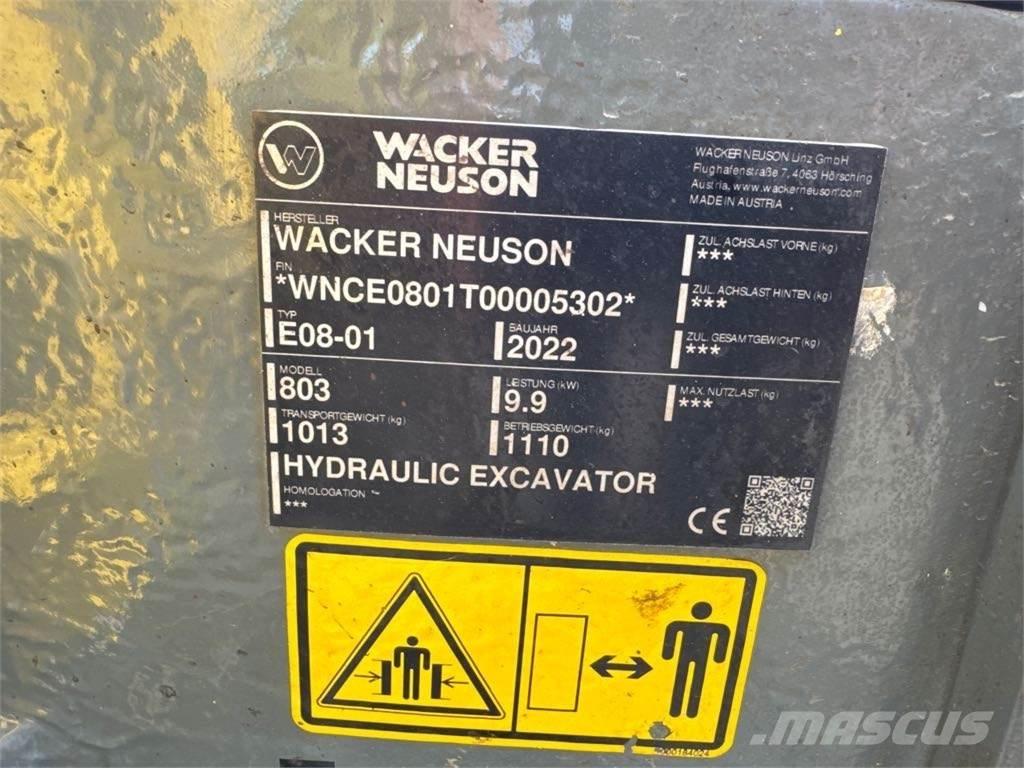 Wacker Neuson 803 Excavadoras de cadenas
