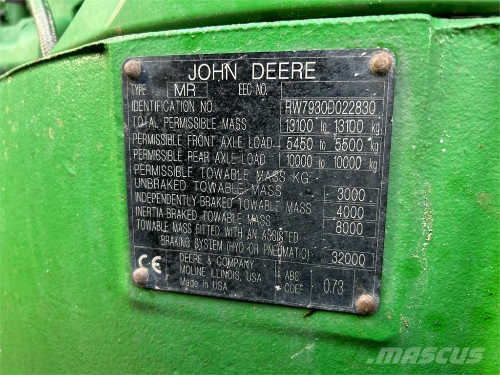 John Deere 7930 Tractores
