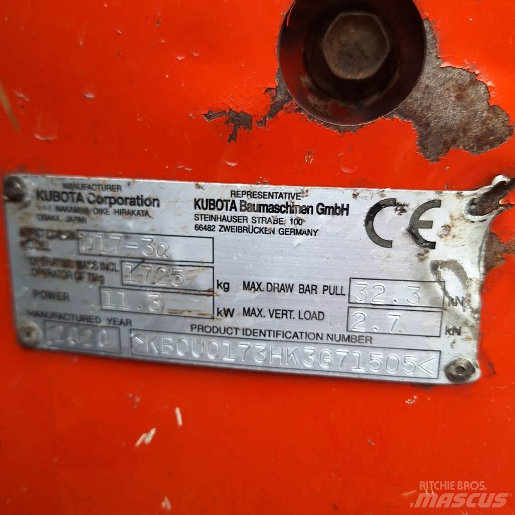 Kubota U 17-3 Mini excavadoras < 7t
