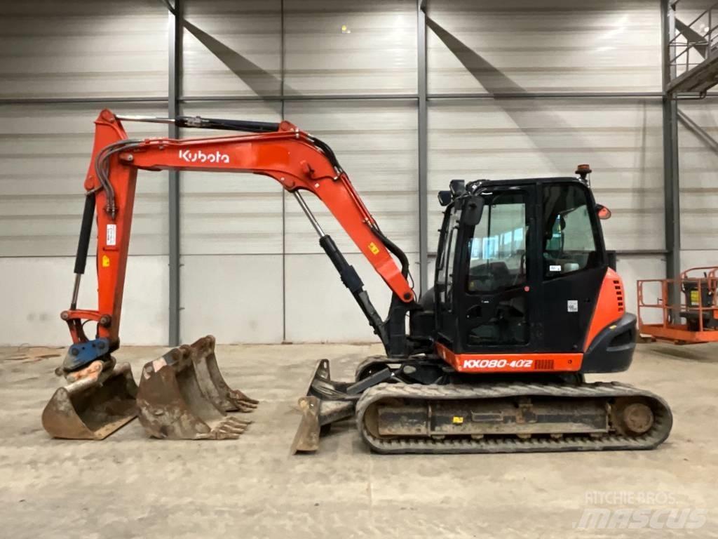 Kubota KX 080-4 A 2 Excavadoras 7t - 12t