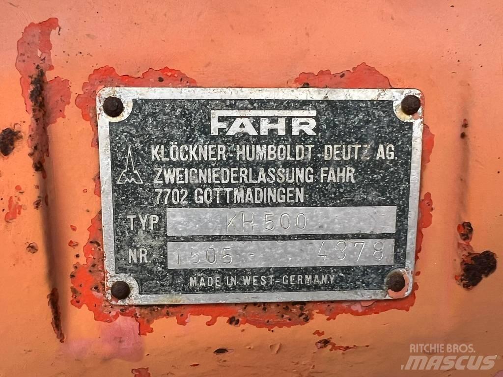 Deutz-Fahr KH 500 DN Rastrillos y henificadores