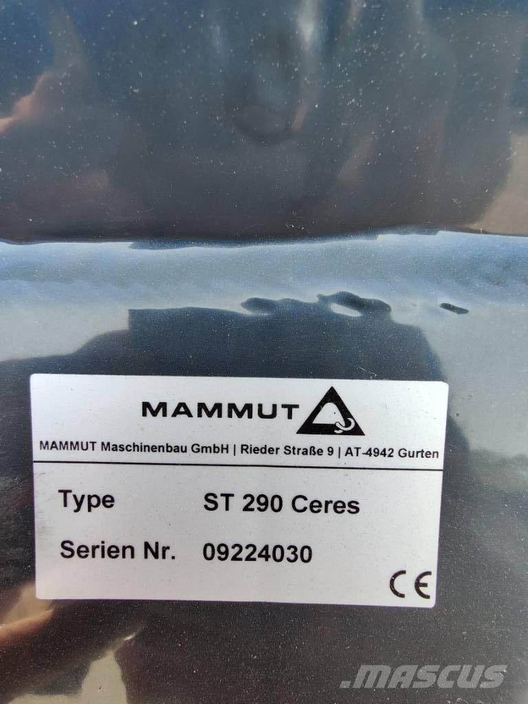 Mammut ST 290 Ceres Otros equipos usados para la recolección de forraje