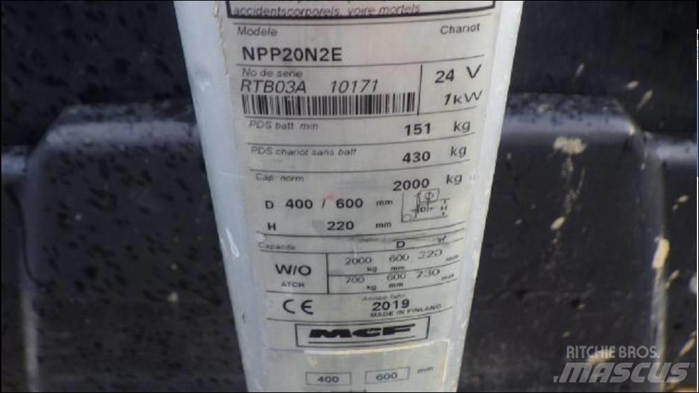 CAT NPP 20 N2E Transpaletas Electricas