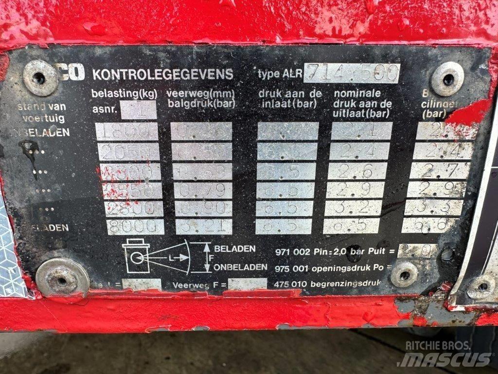 Jumbo MV 160 L Semirremolques de plataformas planas/laterales abatibles
