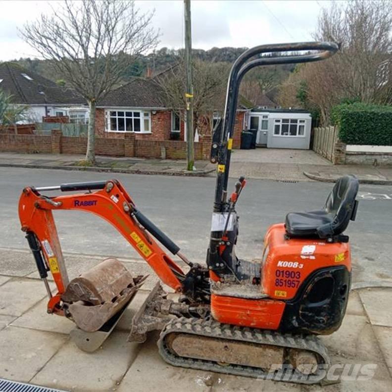 Kubota K 008-3 Mini excavadoras < 7t