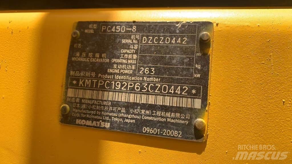 Komatsu PC450 Excavadoras de cadenas