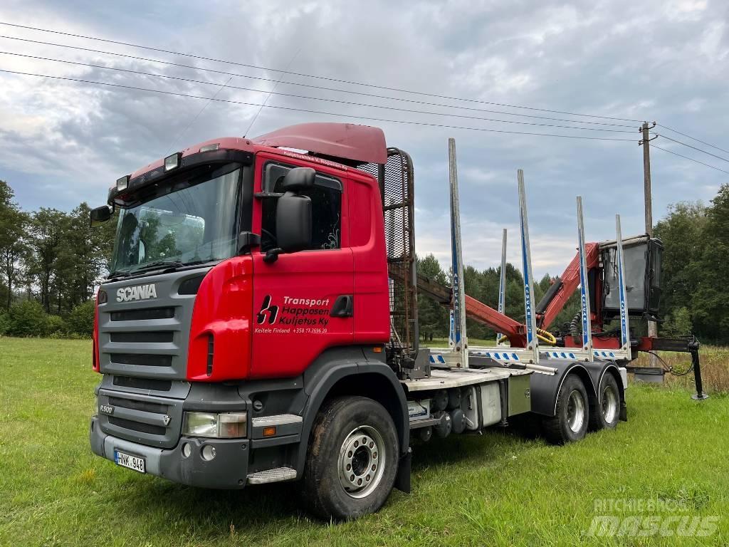 Scania R 500 Transporte de madera