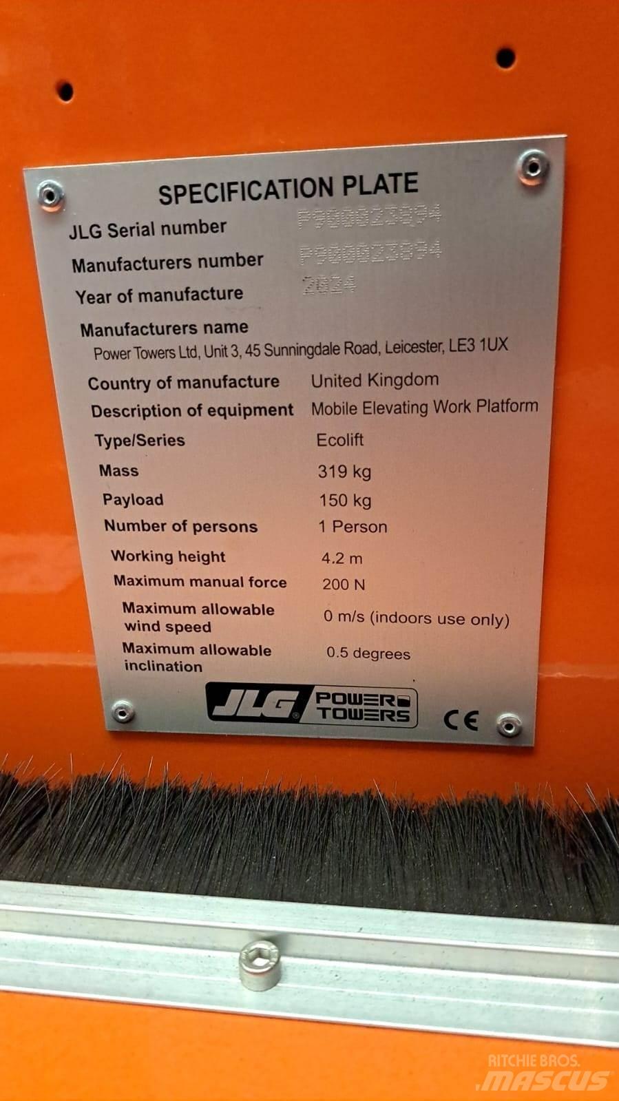 JLG Ecolift2.2 Otras plataformas elevadoras