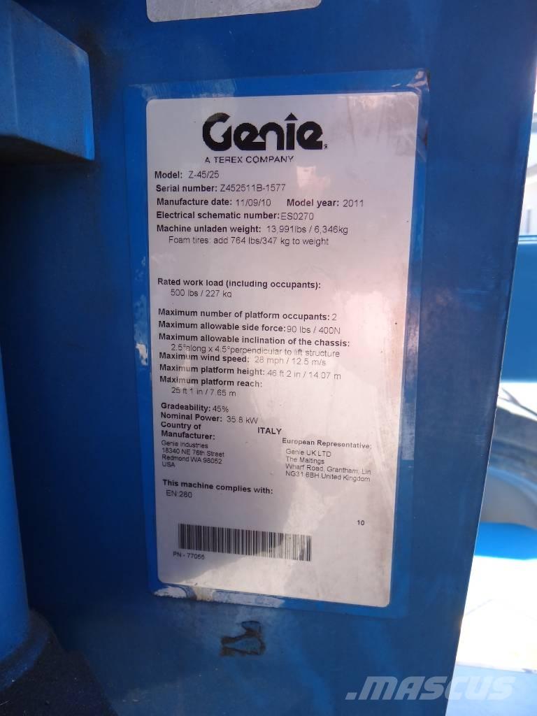 Genie Z 45/25 J RT Plataforma de trabajo articulada