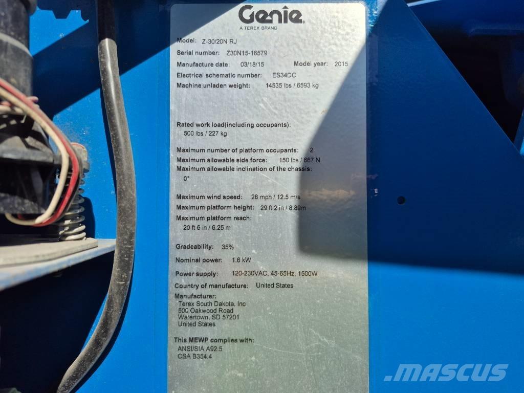 Genie Z 30/20 N Plataforma de trabajo articulada