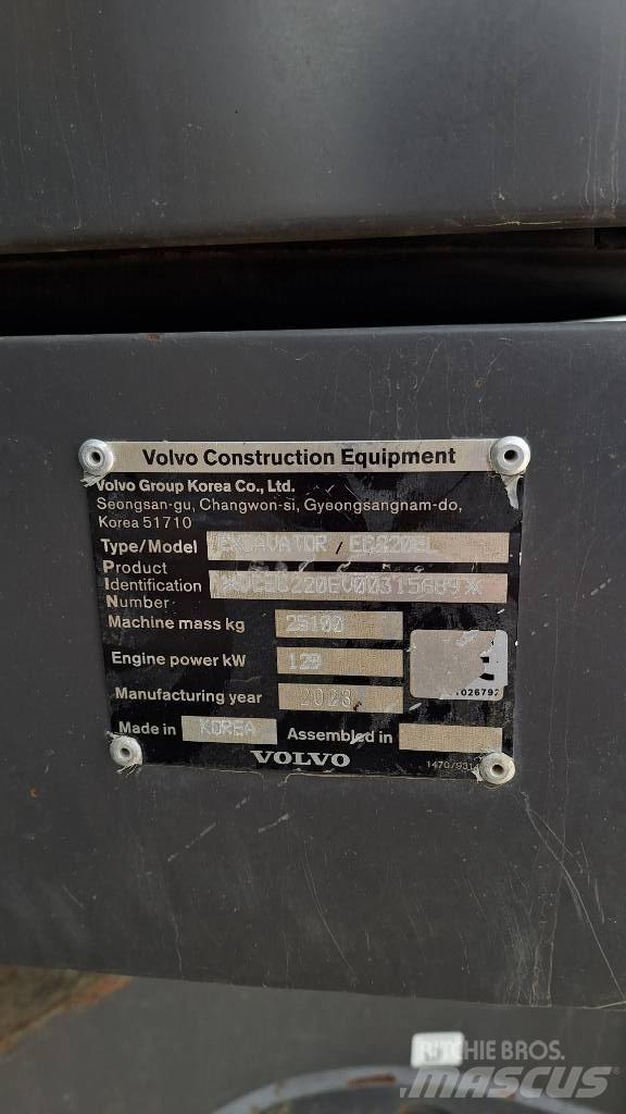 Volvo EC220E Excavadoras de cadenas
