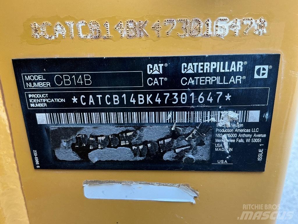 CAT CB 14 B Rodillos de doble tambor