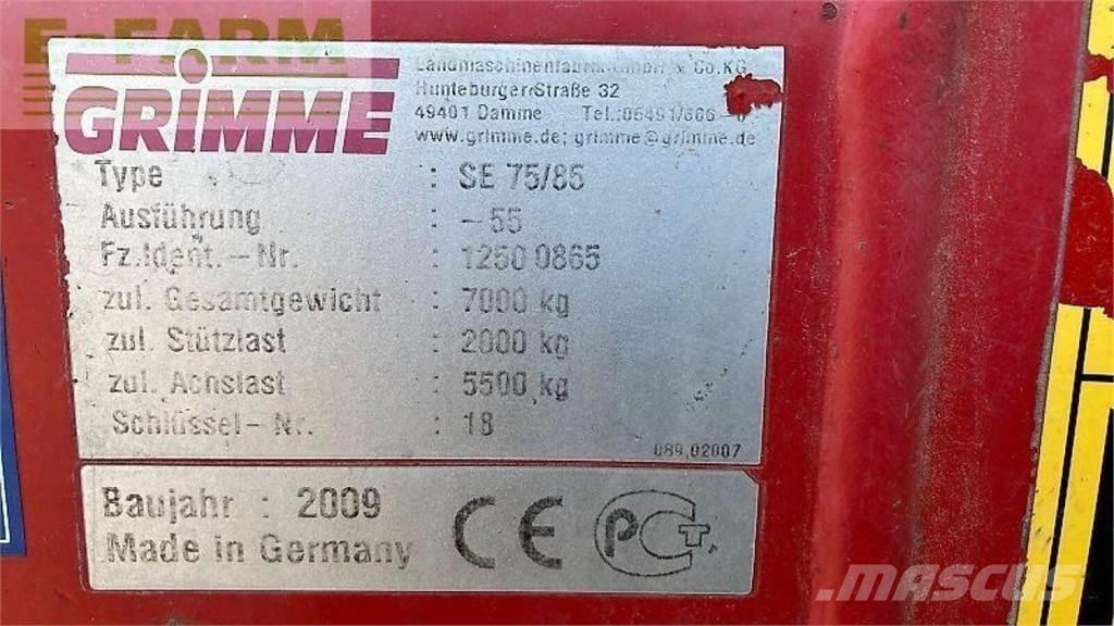 Grimme se 85-55 Cosechadoras y excavadoras para patata