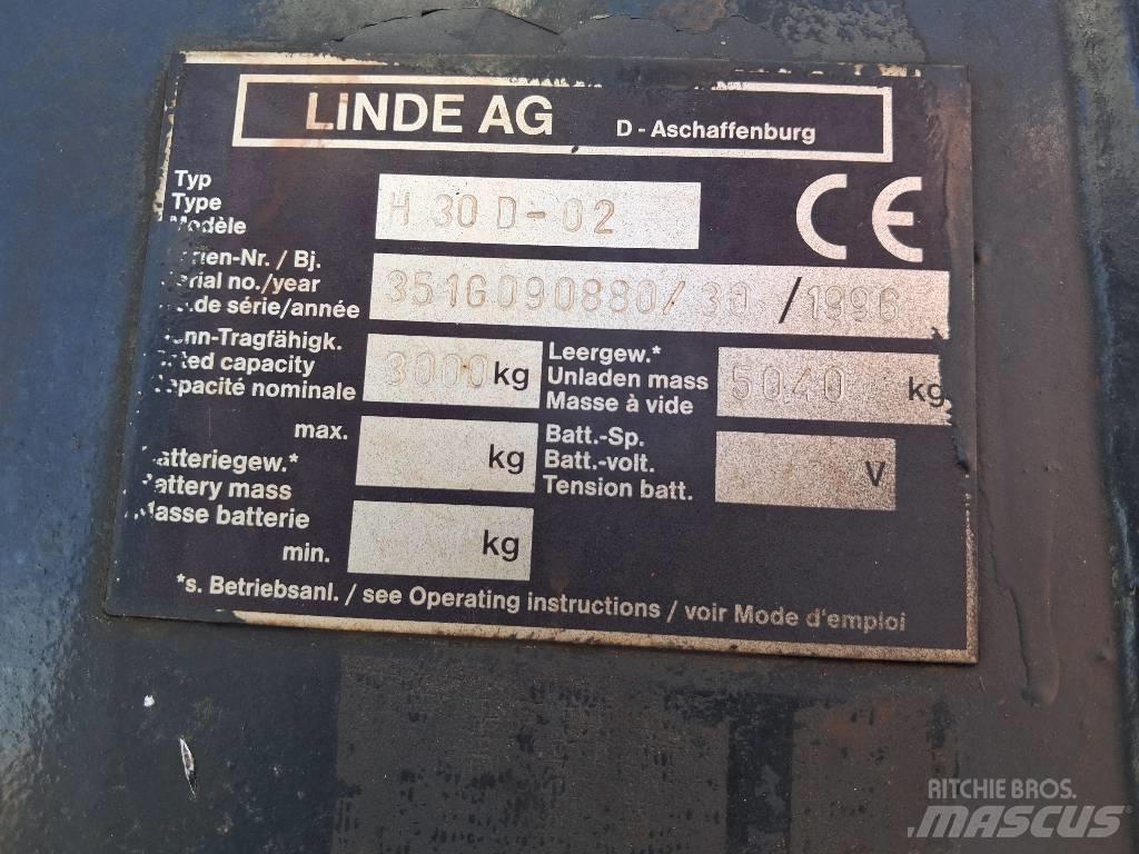 Linde H 30 D Carretillas diesel