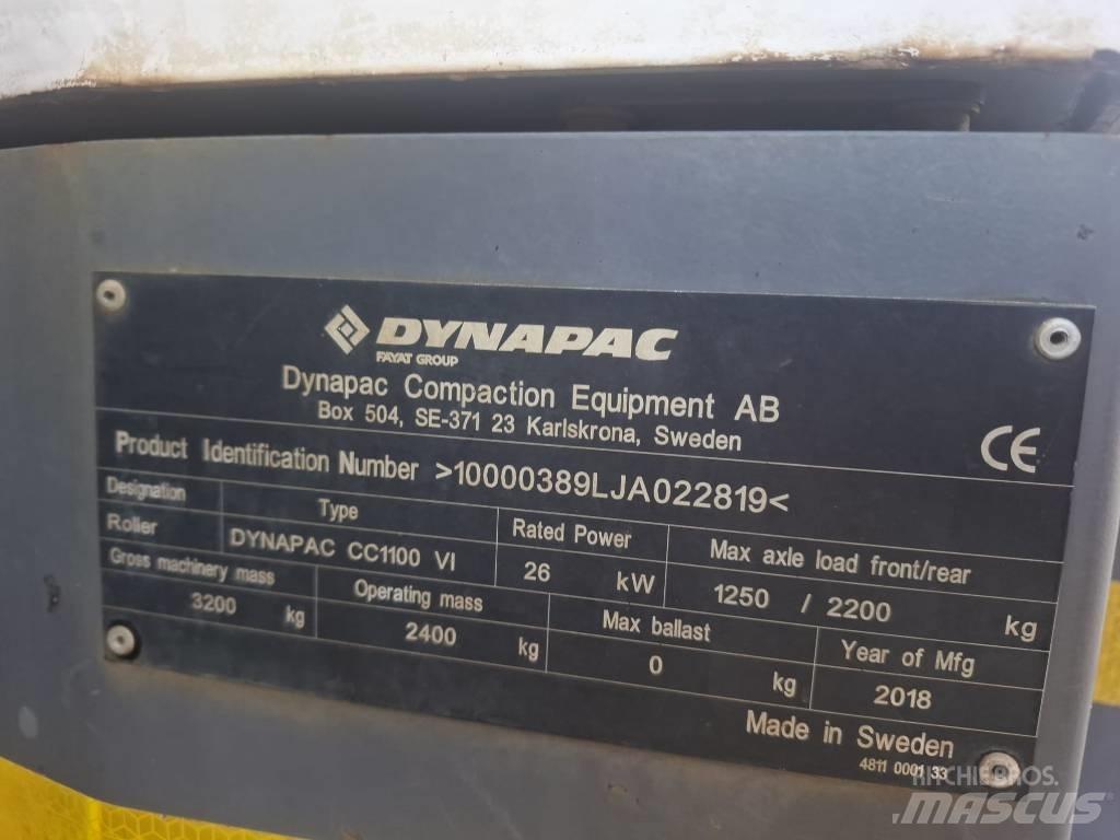 Dynapac CC 1100 VI Rodillos de doble tambor