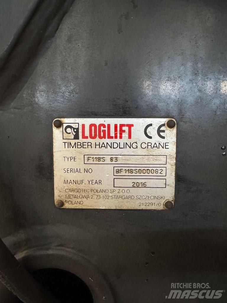 Loglift 118 S T Grúas para madera