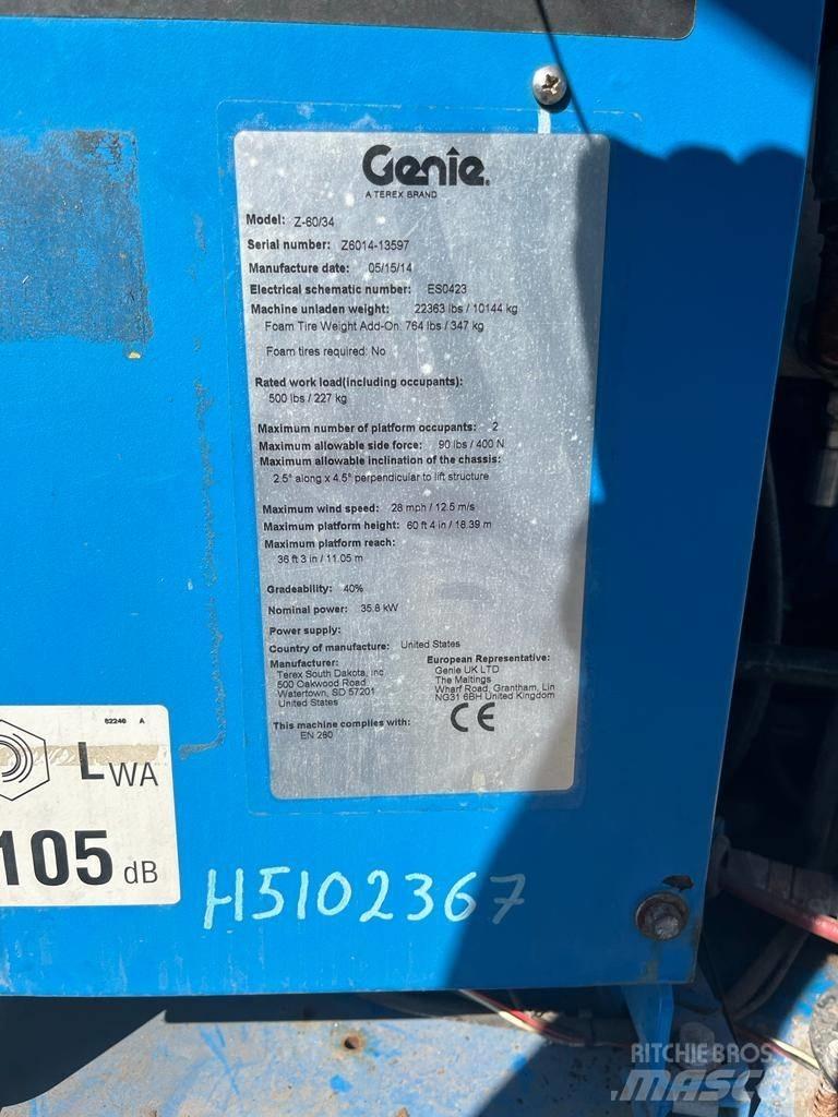 Genie Z 60/34 Plataforma de trabajo articulada