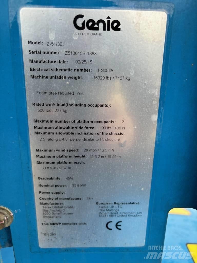 Genie Z 51/30 J RT Plataforma de trabajo articulada