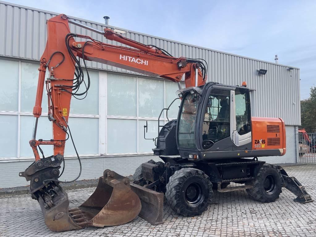 Hitachi ZX 140 W-3 Excavadoras de ruedas