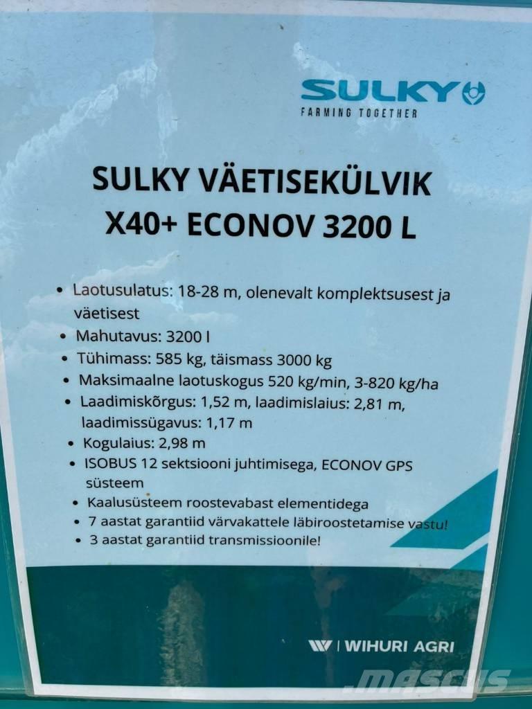 Sulky X 40+ Econov Abonadoras