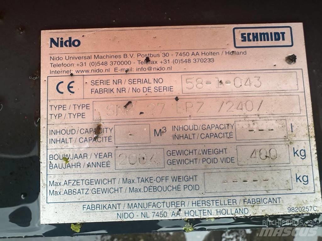 Nido SNK27 EPZ 240 Láminas y cuñas quitanieves