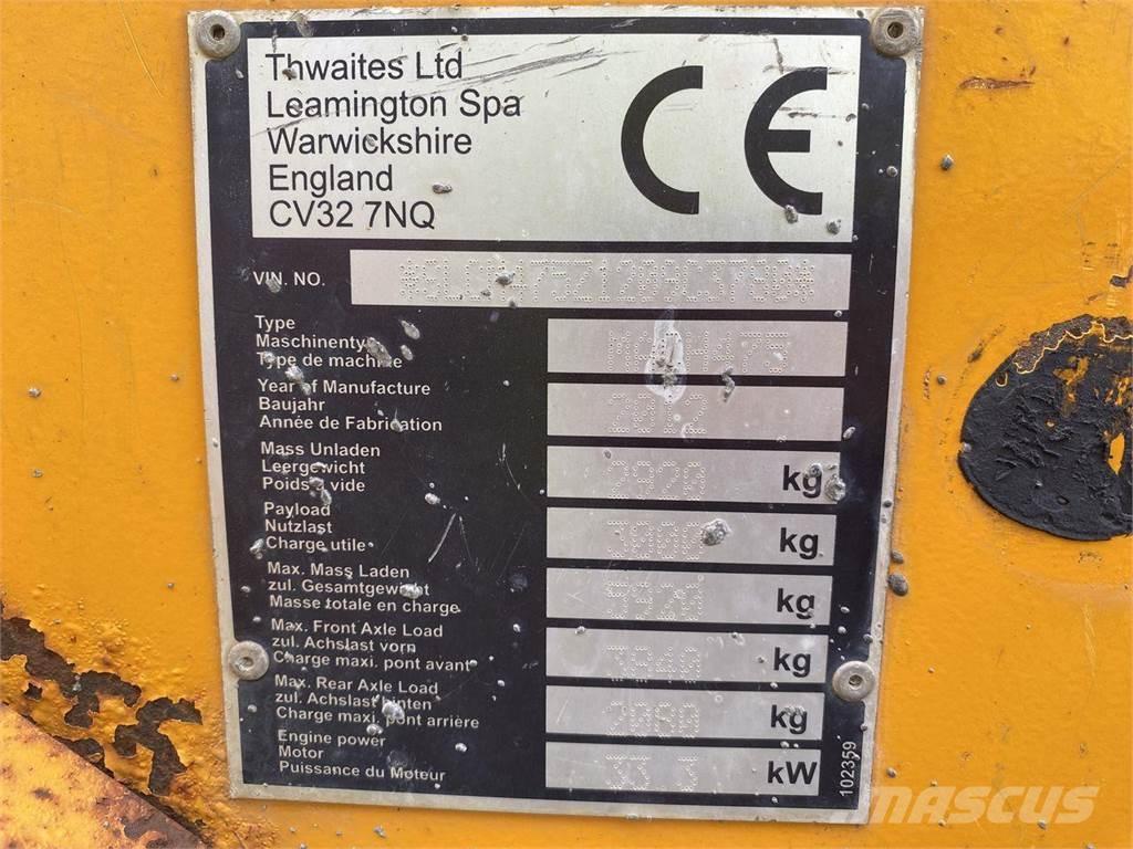 Thwaites 3 ton Dúmpers de obra
