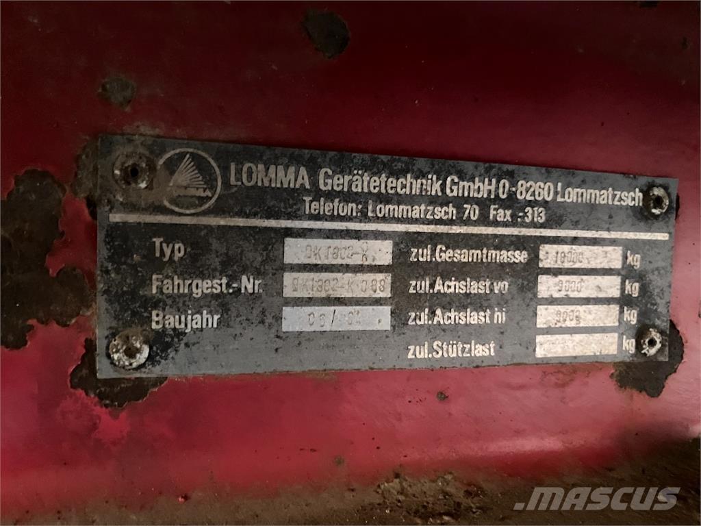 Lomma DK 1802-K Otros remolques