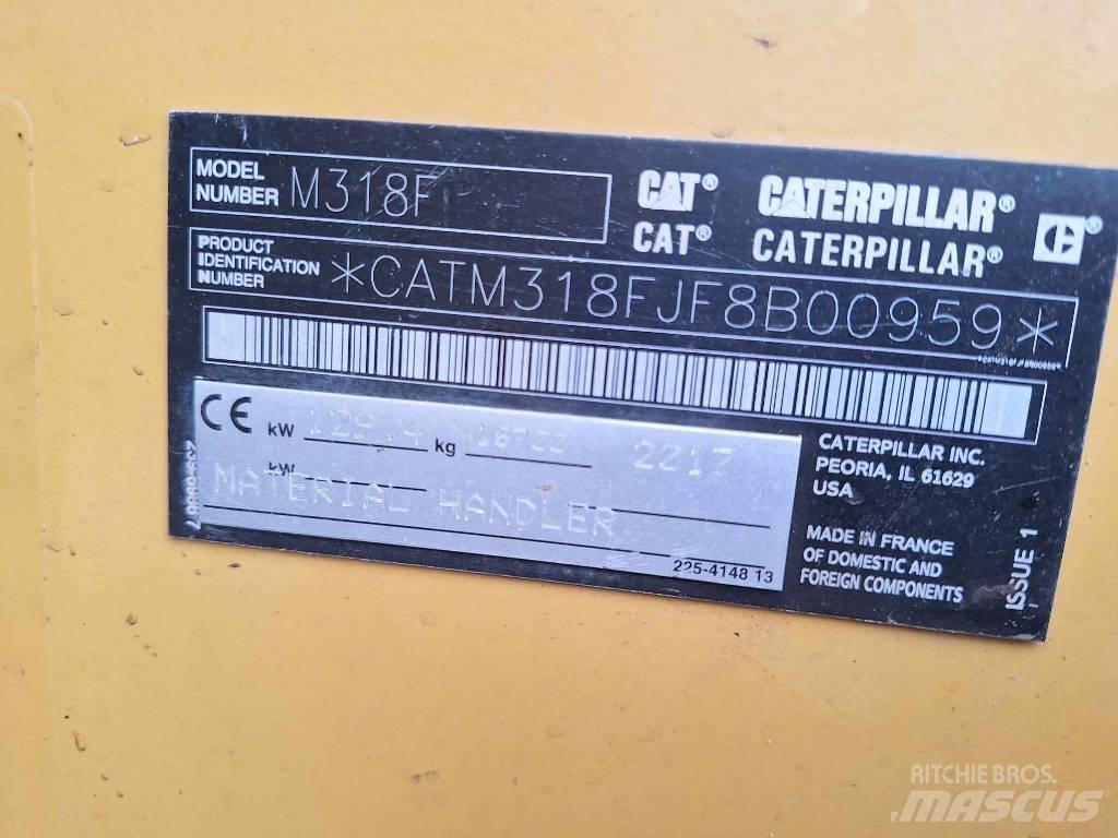 CAT M 318 F Excavadoras de ruedas
