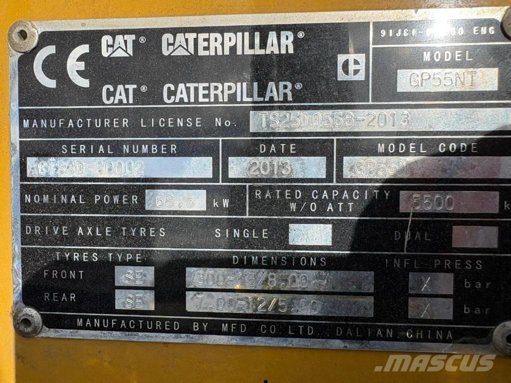 CAT GP55NT Carretillas LPG
