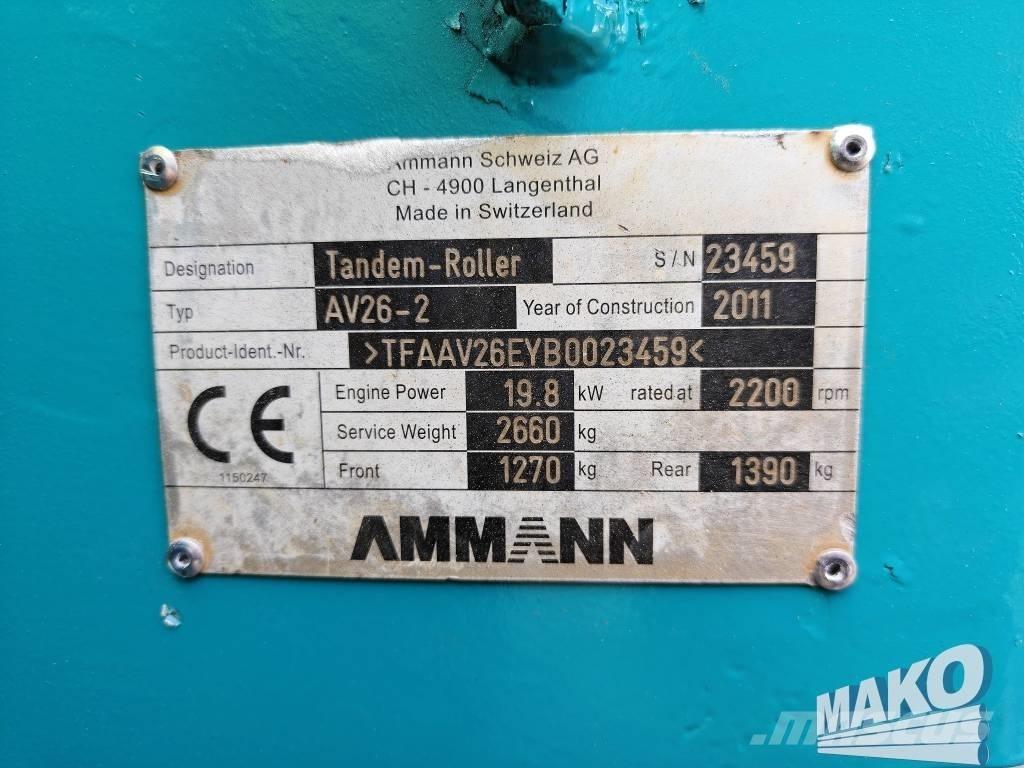 Ammann AV 26-2 Rodillos de doble tambor