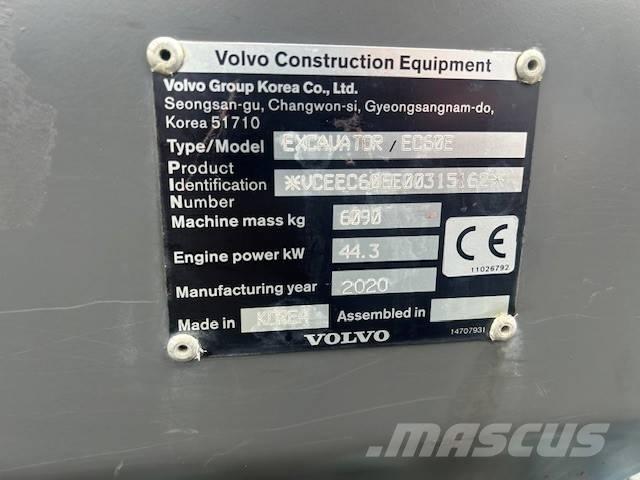 Volvo EC 60 E Mini excavadoras < 7t