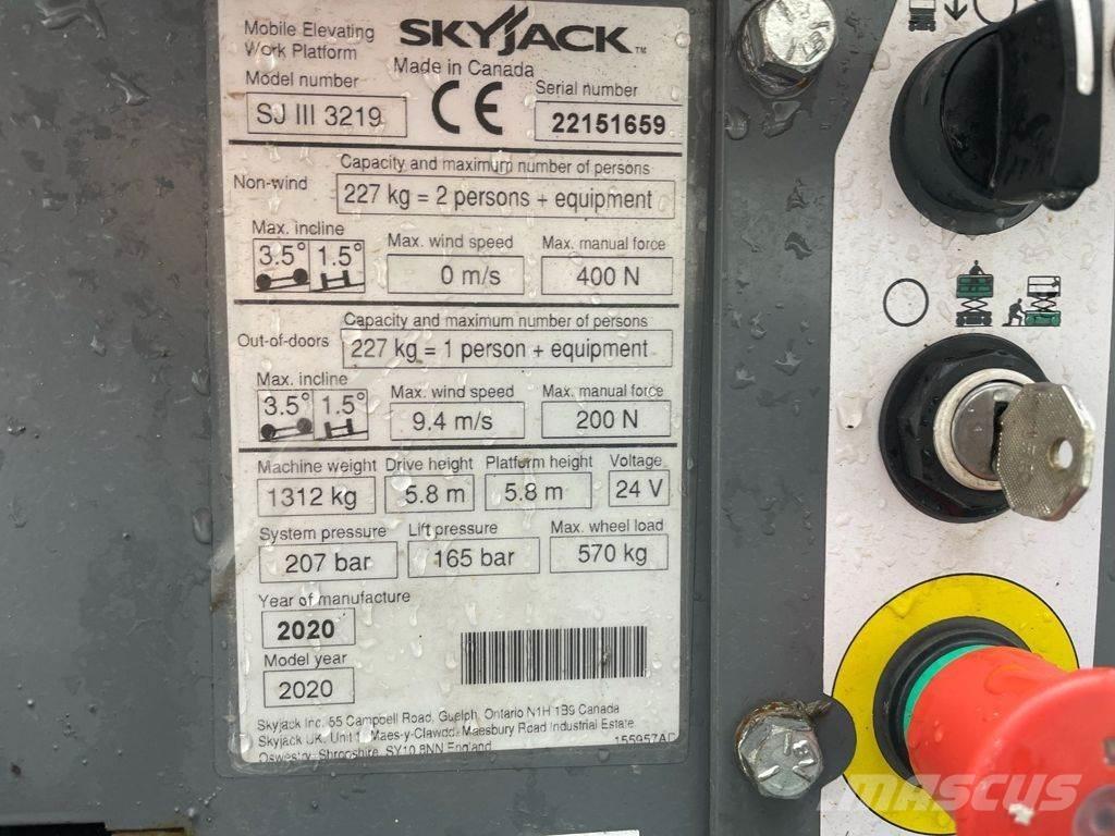 SkyJack SJ3219 Plataformas tijera