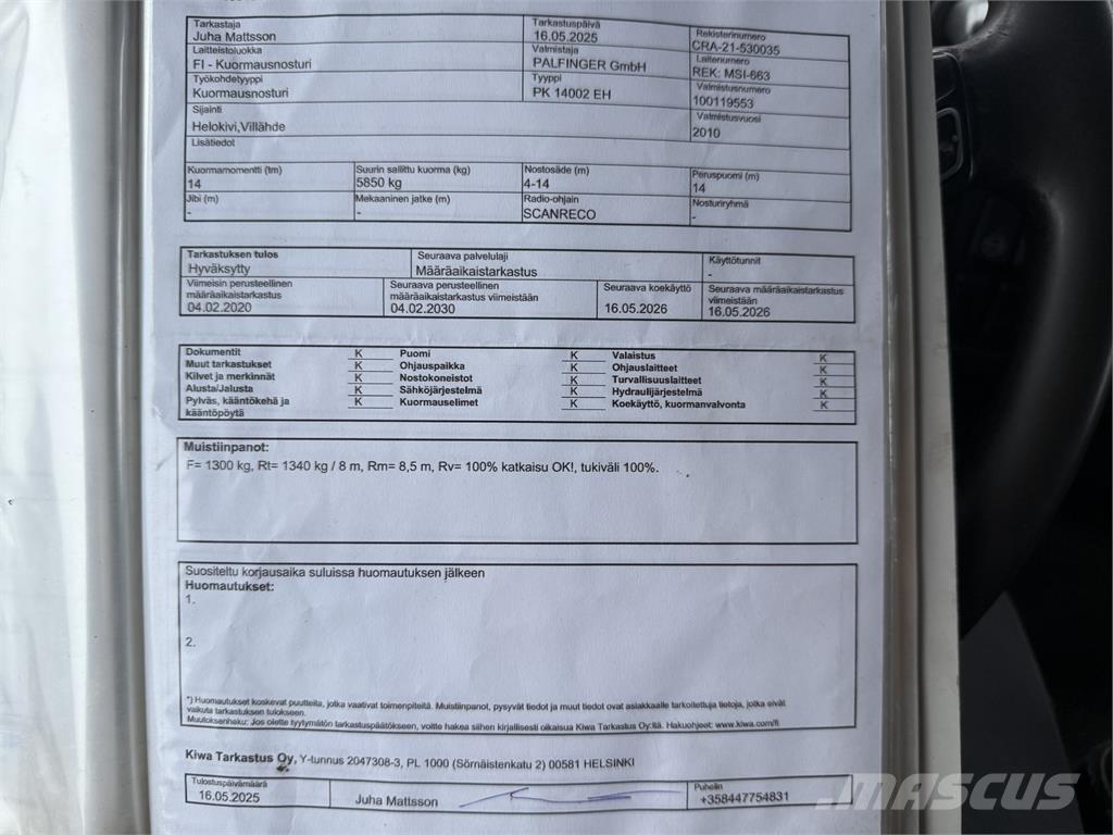 Volvo FH13 6X2 Camiones grúa