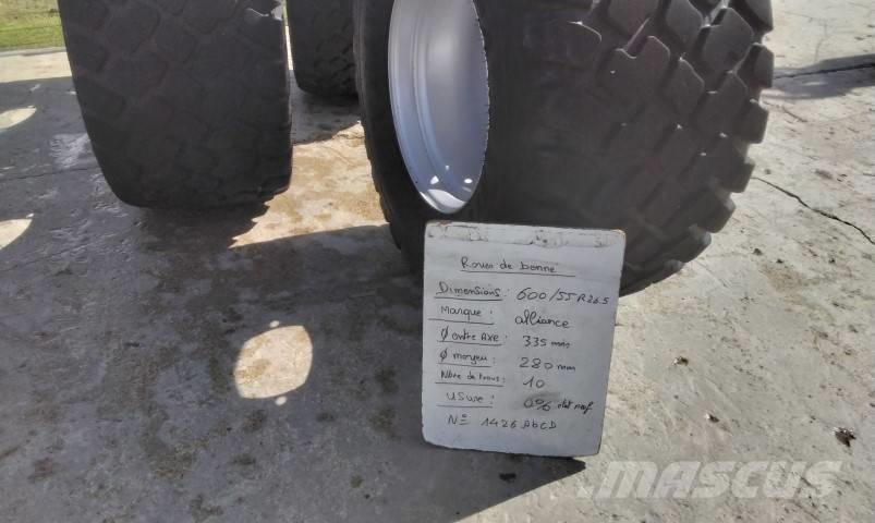 Alliance 600/55R26.5 Neumáticos, ruedas y llantas